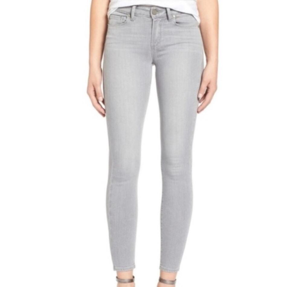 NWT Paige Womens Vintage Faded Gravel Verdugo Ankle Jeans Size 26